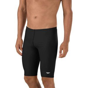 Speedo Boys'/Men's PowerFLEX Eco Solid Swim Jammer black multiple sizes